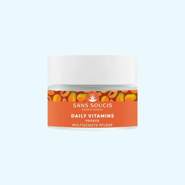 Sans Soucis Daily Vitamins Papaya Multischutz Pflege dagkrem 50 ml fukt