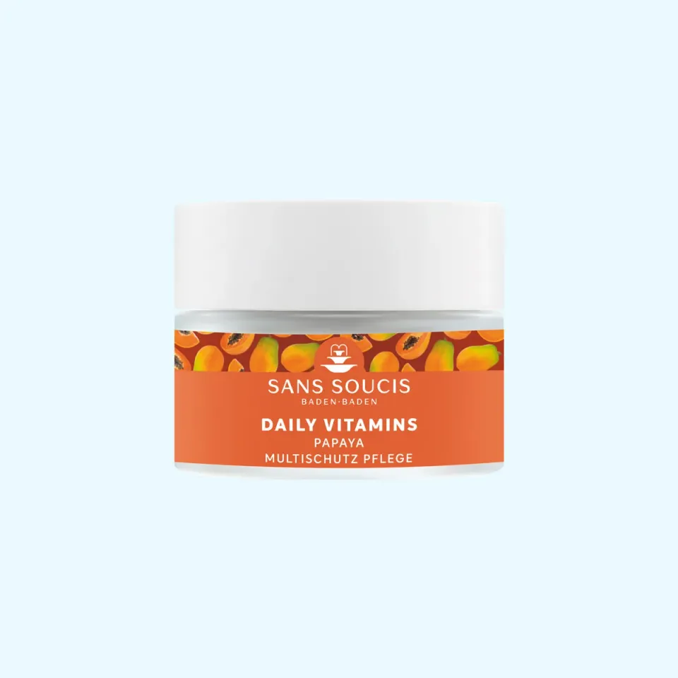 Sans Soucis Daily Vitamins Papaya Multischutz Pflege dagkrem 50 ml fukt