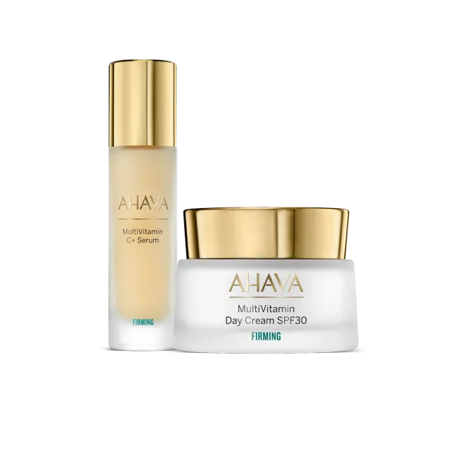 AHAVA C+ Firm & Protect hudpleiesett SPF 30