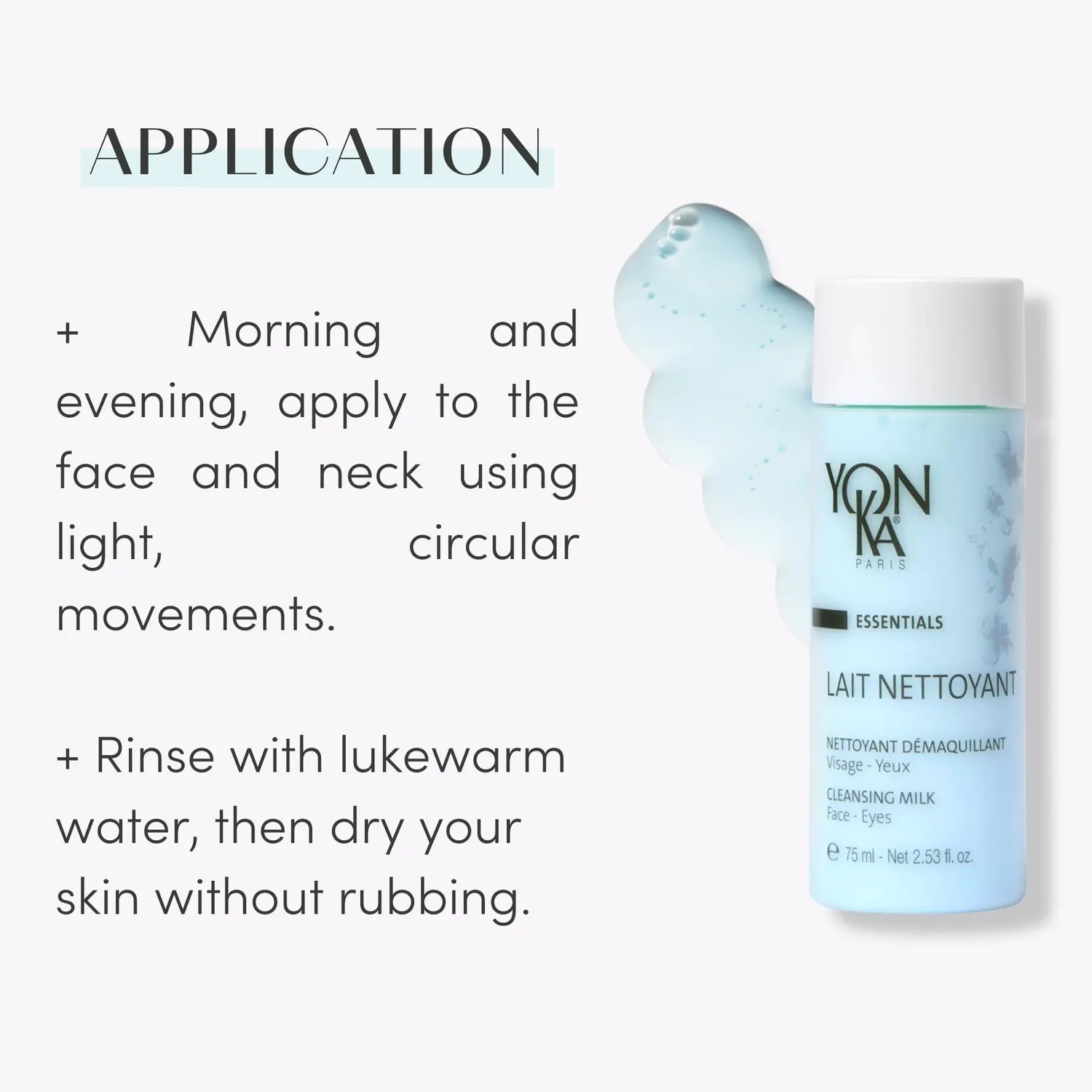 Yon-Ka Lait Nettoyant rensemelk 75 ml reiseformat