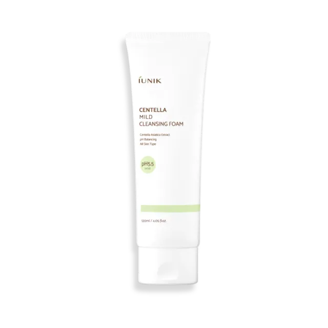 IUNIK Centella Mild Cleansing Foam renseskum 150 ml salisylsyre