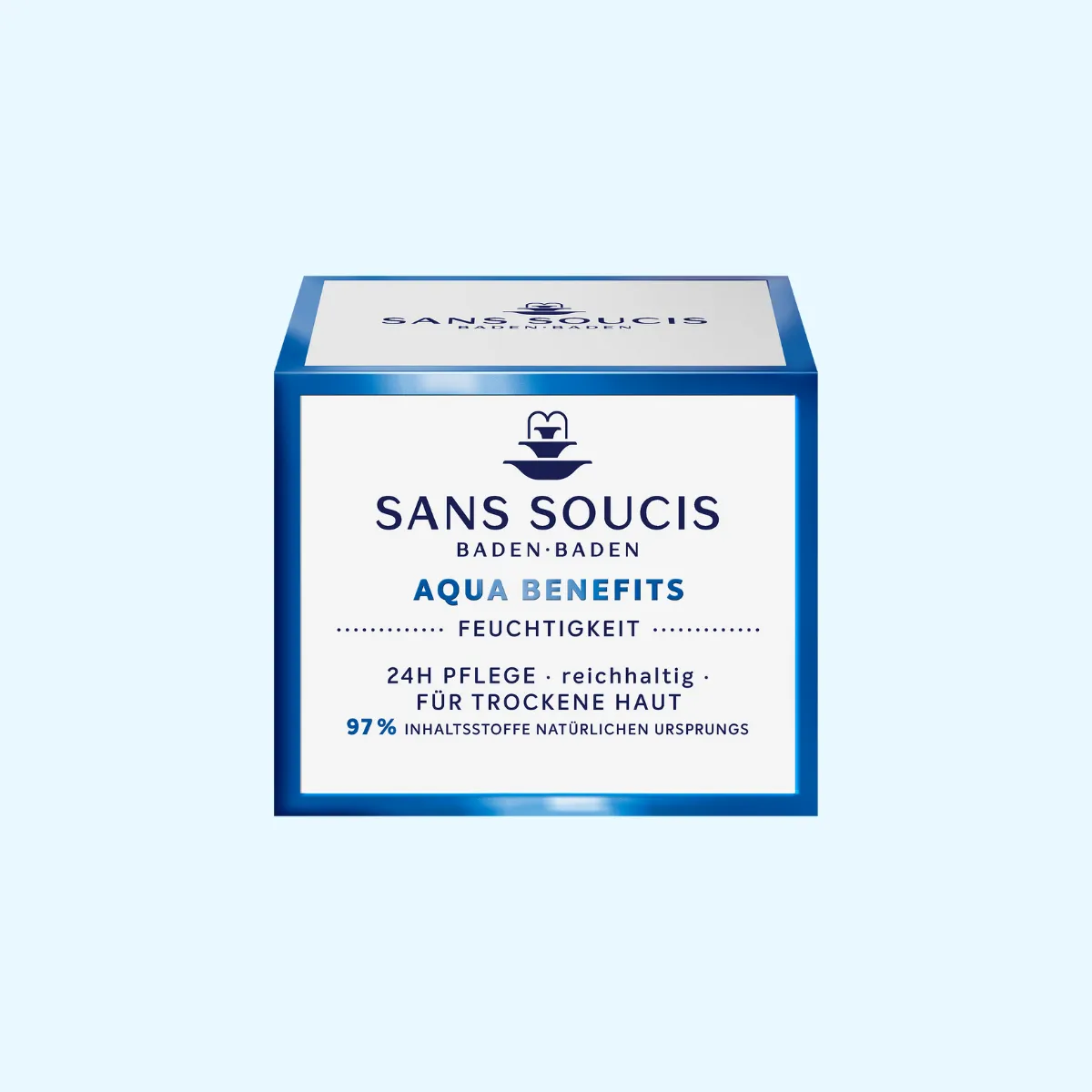 Sans Soucis Aqua Benefits 24h Pflege reichhaltig ansiktskrem 50 ml for tørr hud