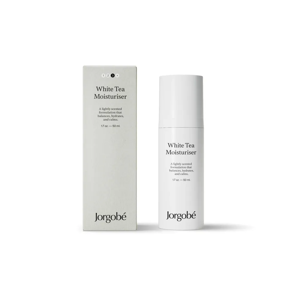 Jorgobé White Tea Moisturiser ansiktskrem 50 ml lett parfymert