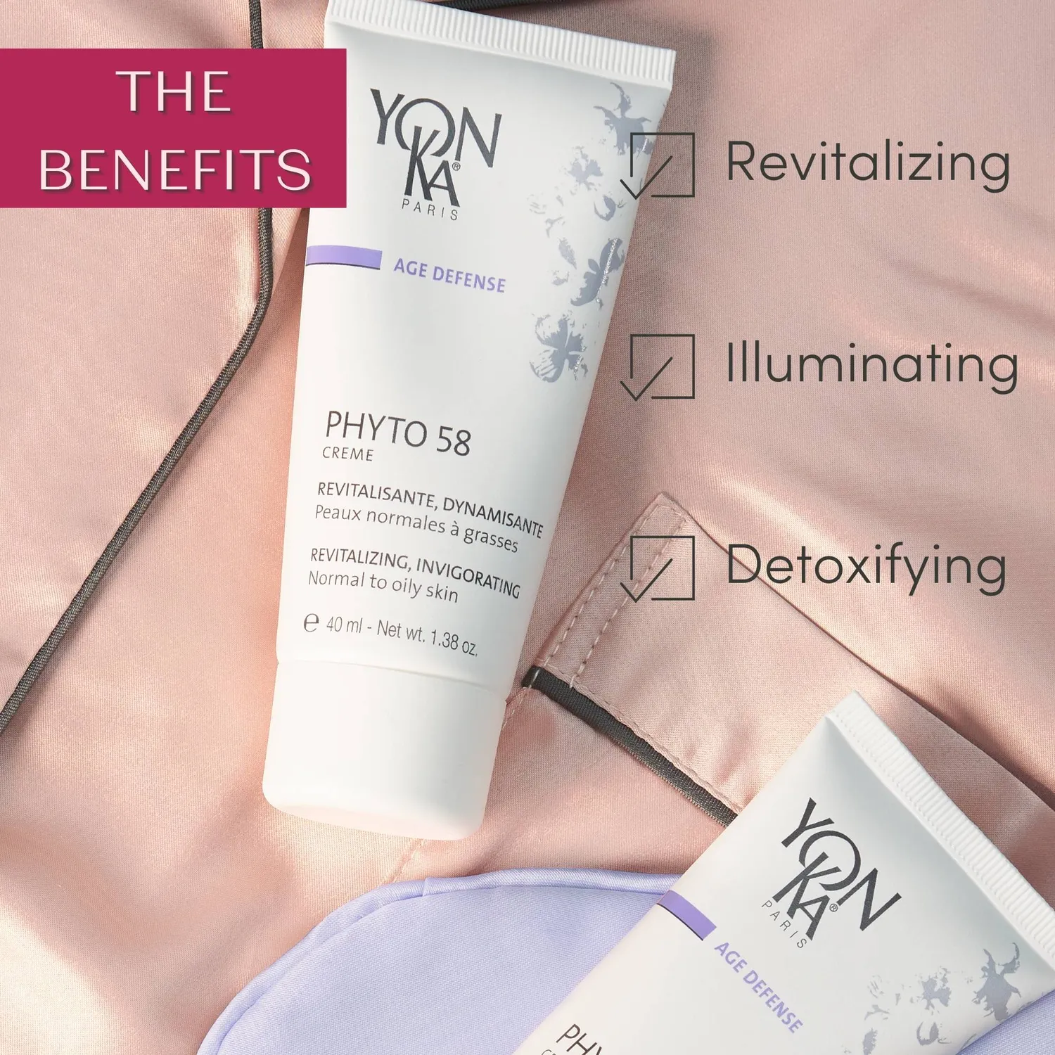 Yon-Ka Phyto 58 Normal to Oily Skin nattkrem med rosmarin