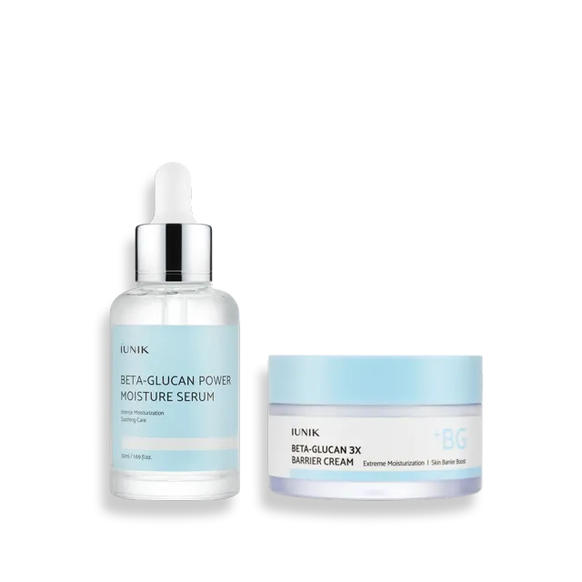 IUNIK Barrier Recovery Duo serum og krem