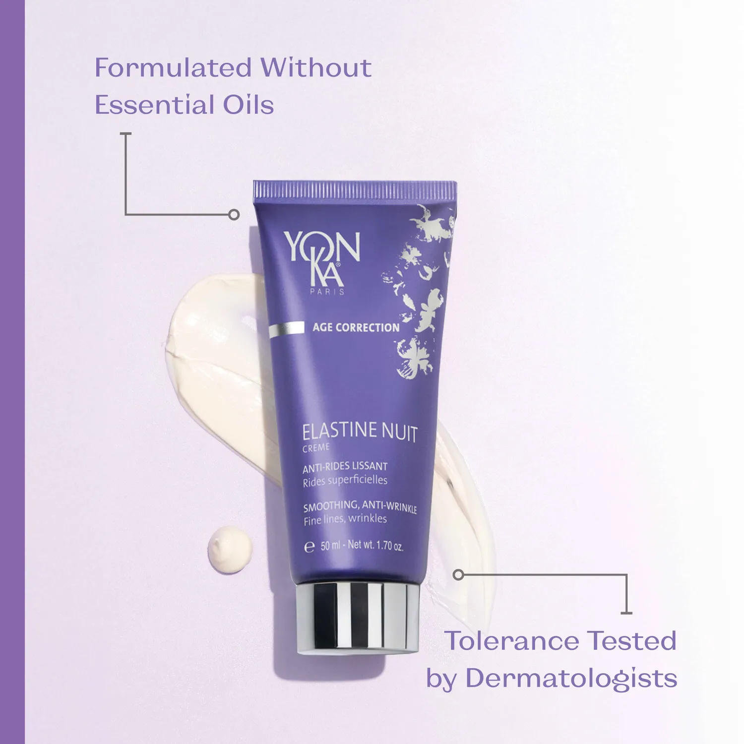 Yon-Ka Elastine Elastine Nuit nattkrem for fine linjer