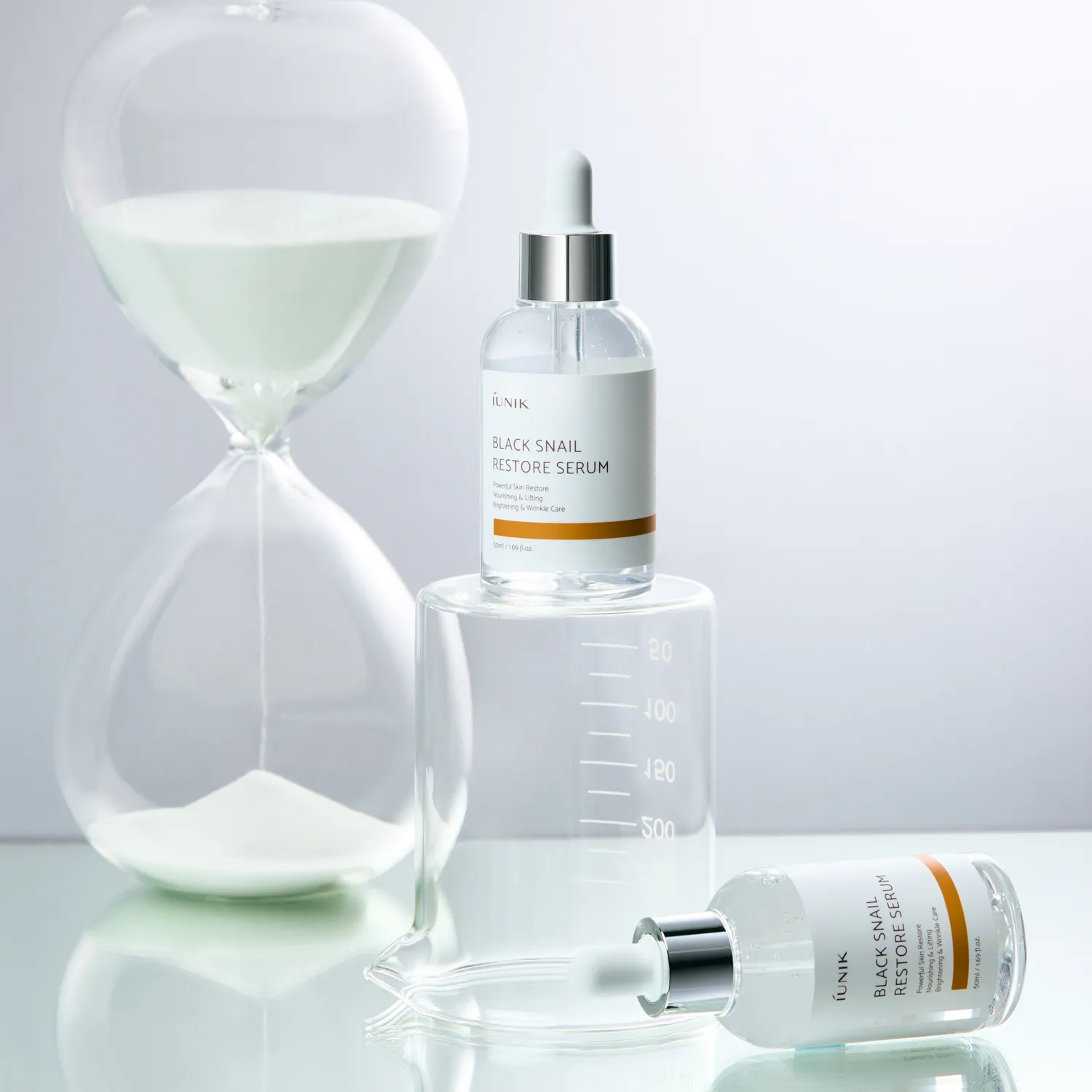 IUNIK Black Snail Restore Serum ansiktsserum – lett