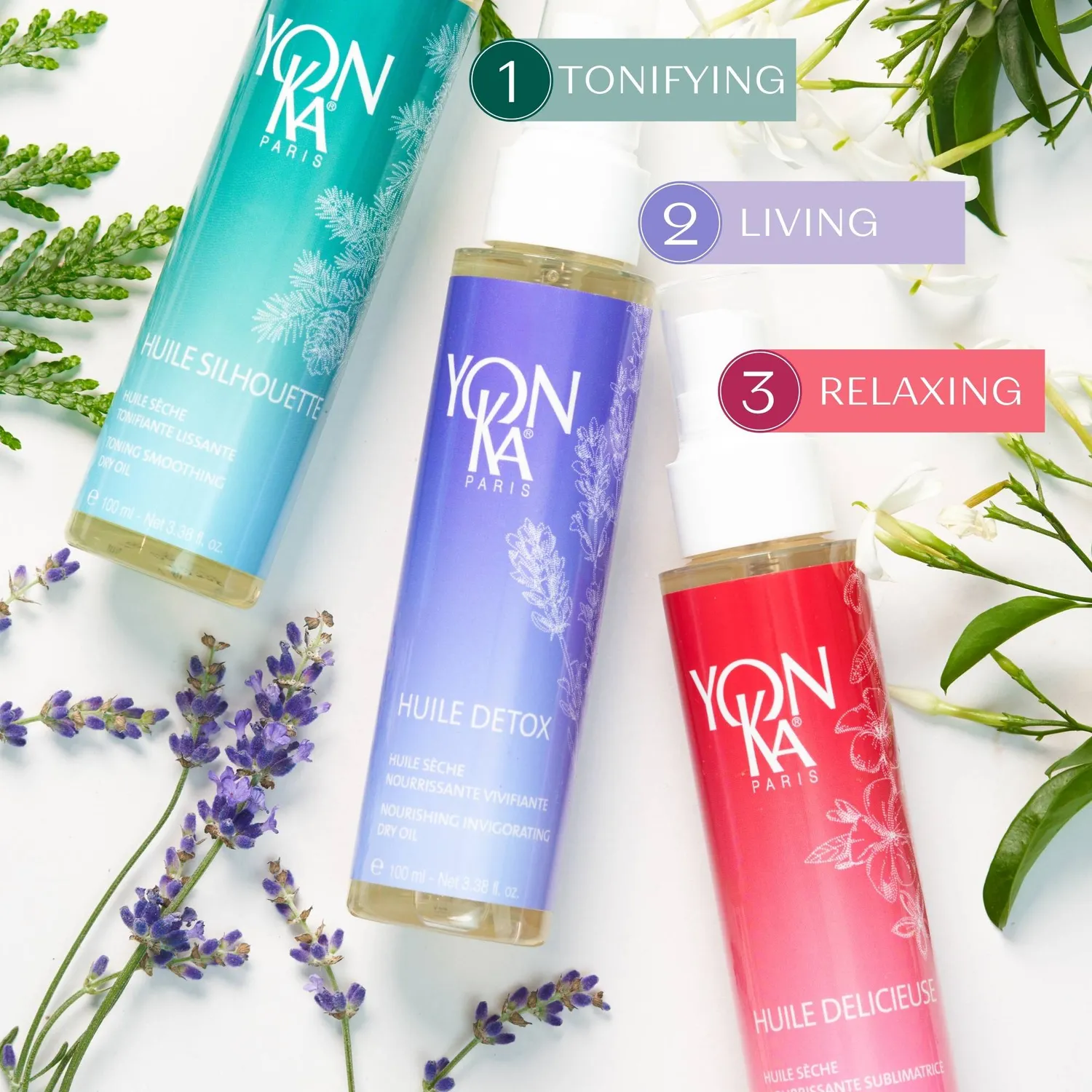 Yon-Ka Huile Corps Délicieuse kroppsolje – jasmin og tiare