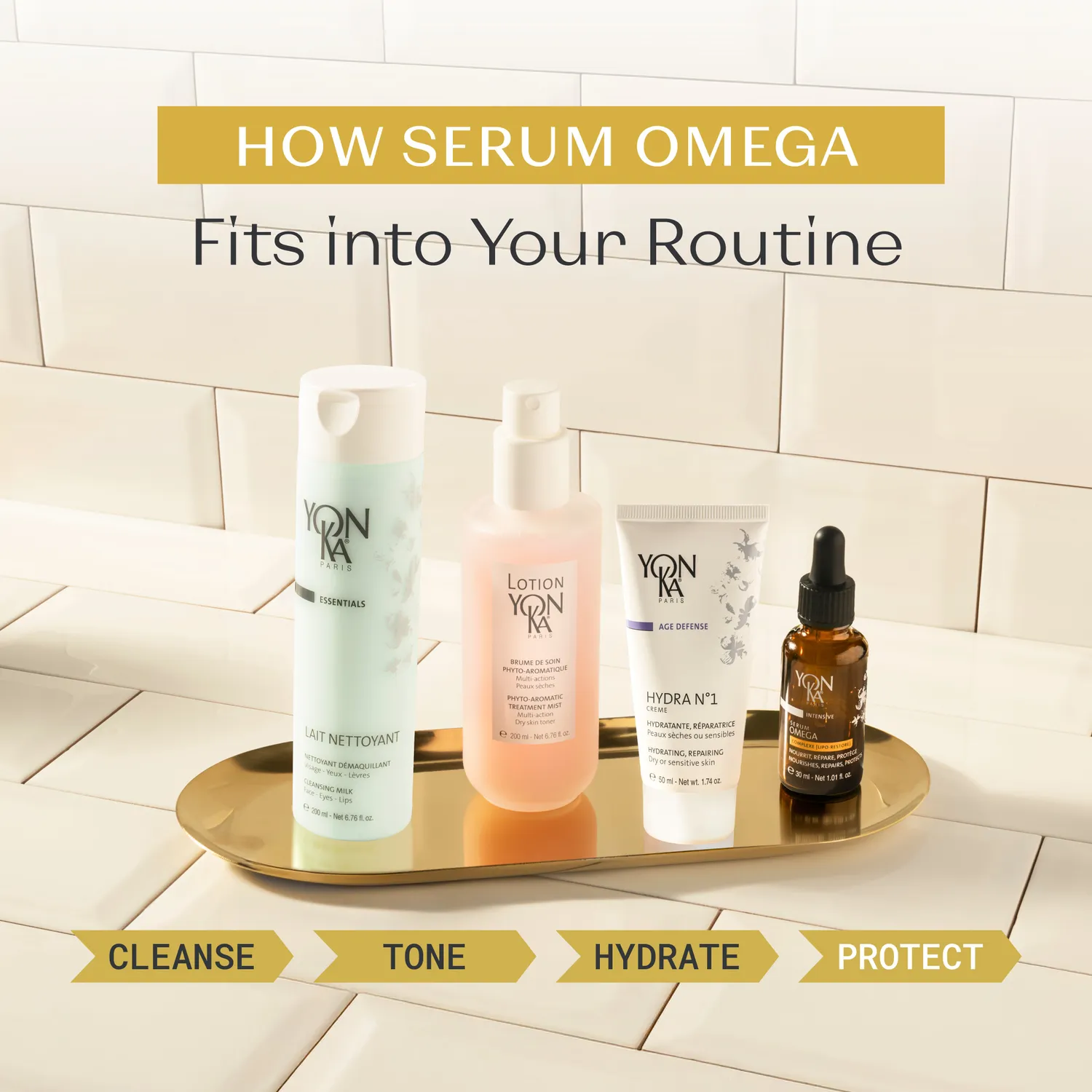 Yon-Ka Serum Omega ansiktsserum – tørr og sensitiv hud