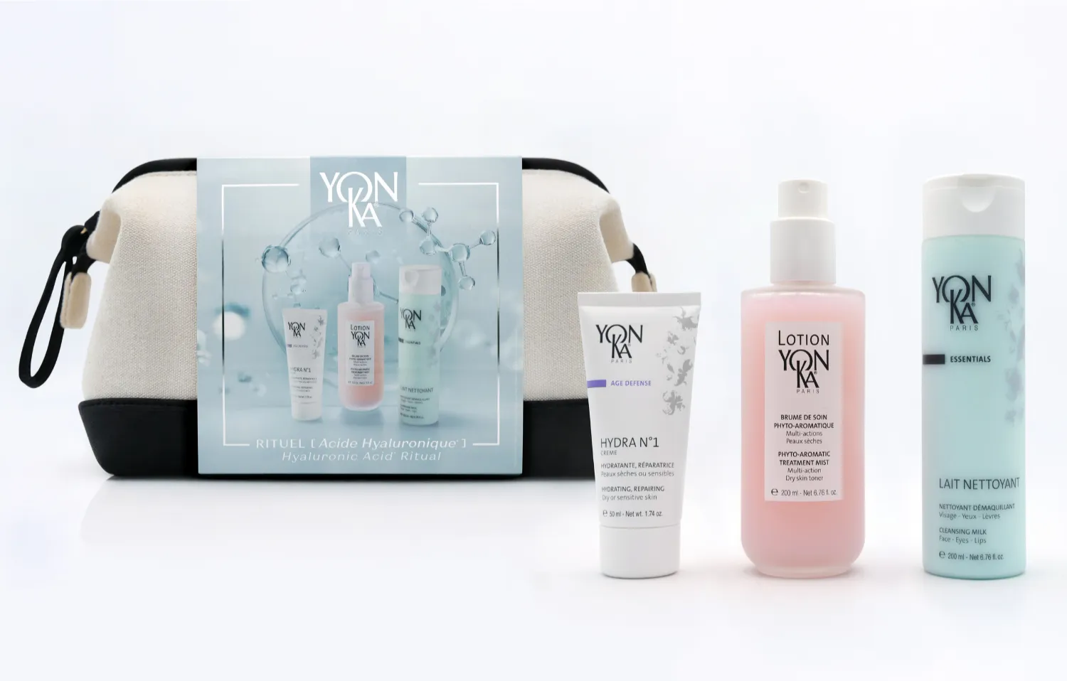 Yon-Ka Holidays 2025 HYALURONIC ACID: INTENSE HYDRATION hudpleiesett