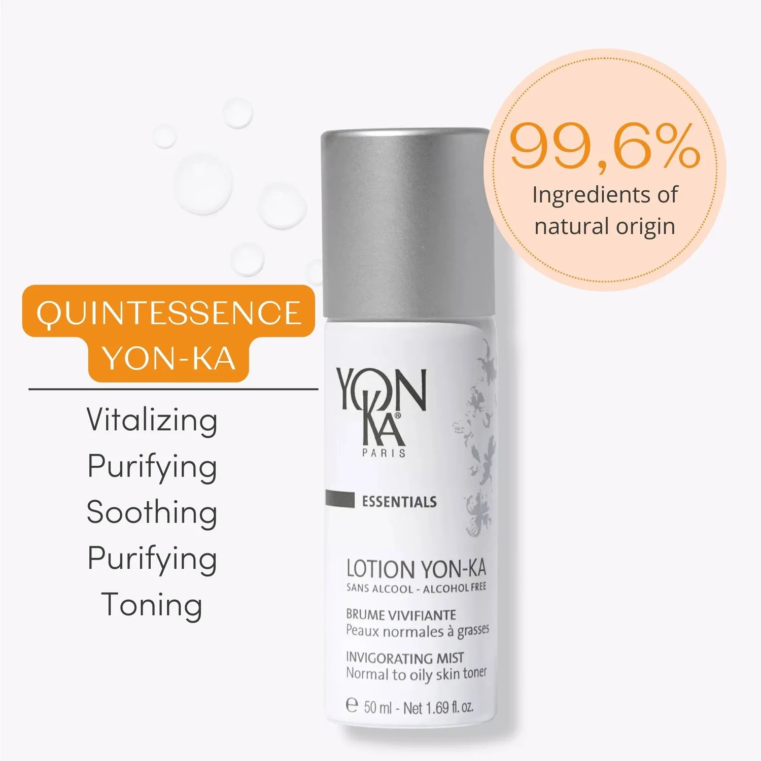 Yon-Ka Lotion Yon-Ka ansiktsmist normal til fet hud reisestørrelse