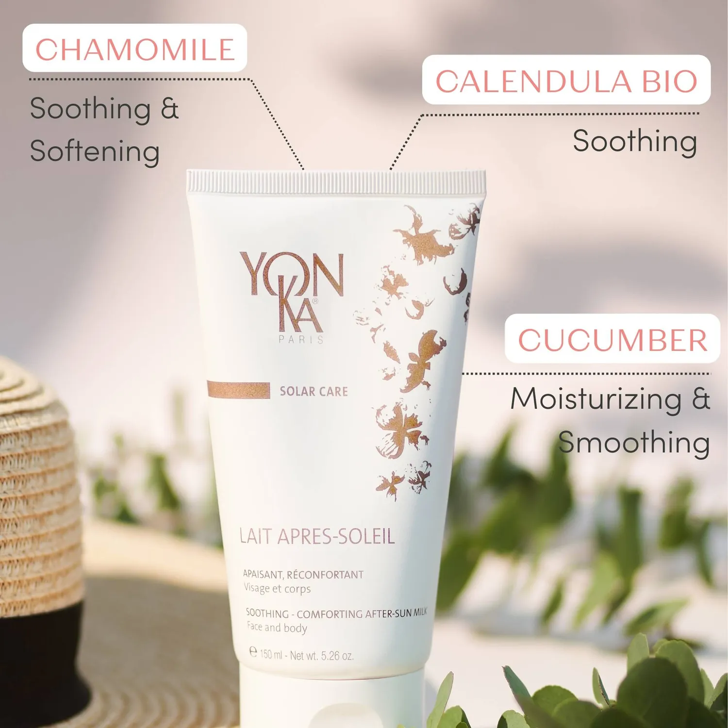 Yon-Ka Lait Après-Soleil aftersun melk ansikt og kropp