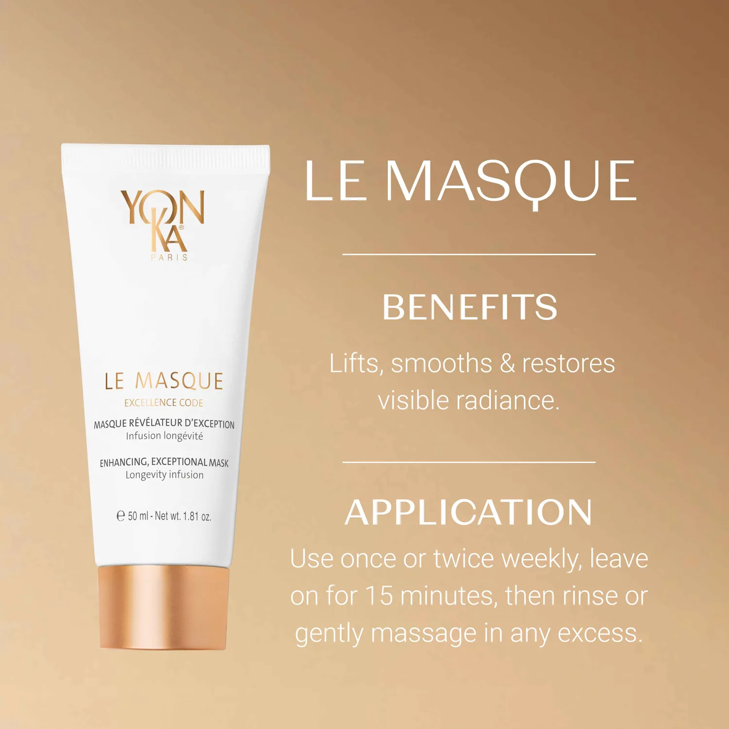 Yon-Ka Excellence Code Le Masque ansiktsmaske 50 ml gel