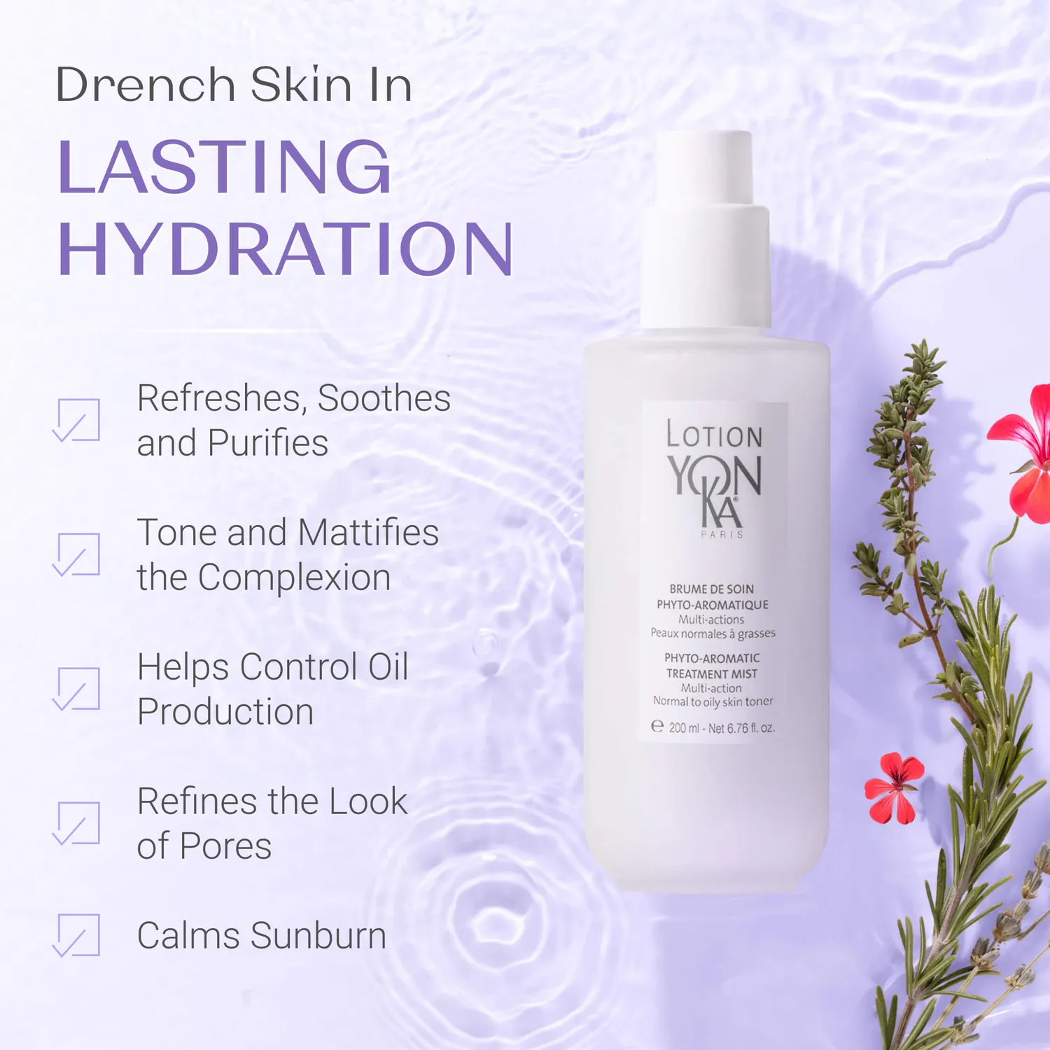 Yon-Ka Normal to Oily Skin ansiktsmist alkoholfri