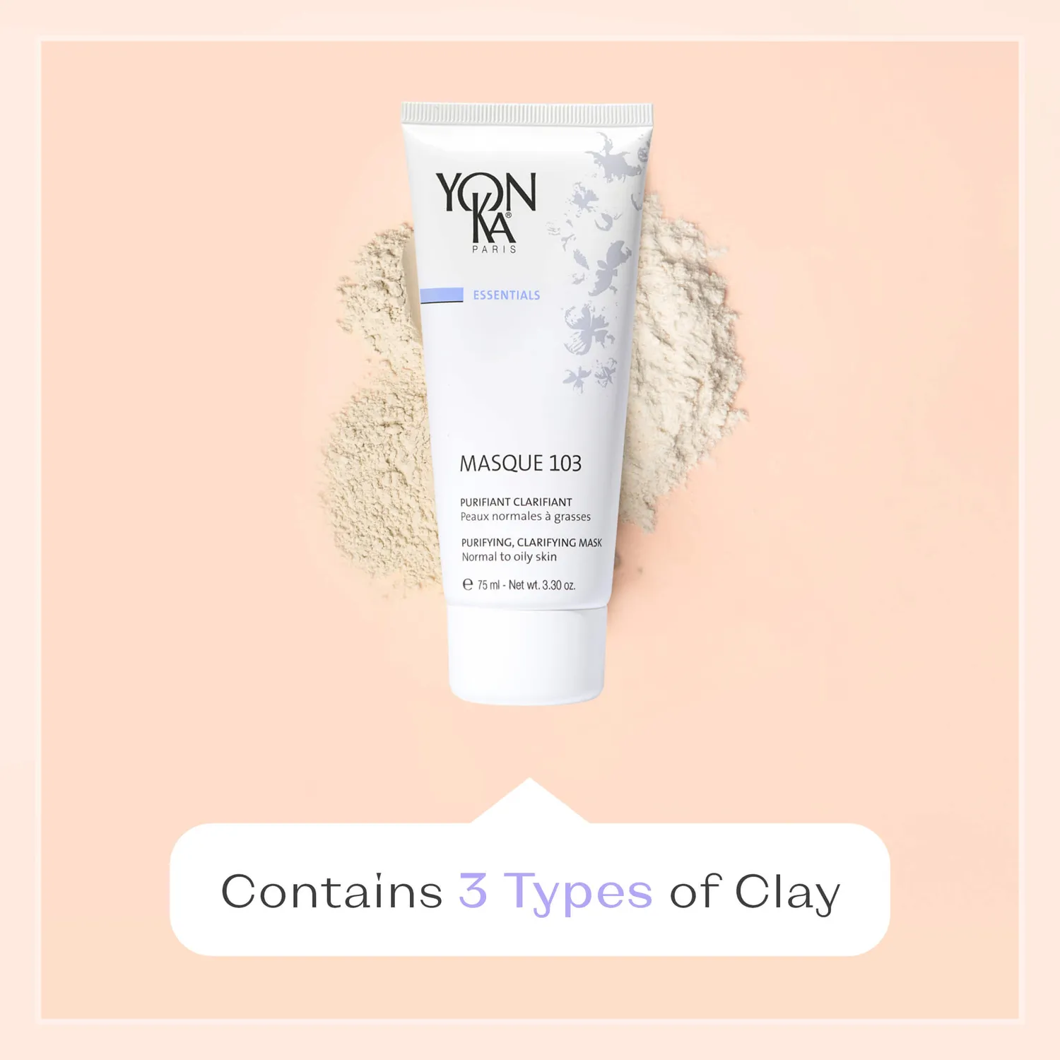 Yon-Ka Masque 103 leirmaske for normal og fet hud