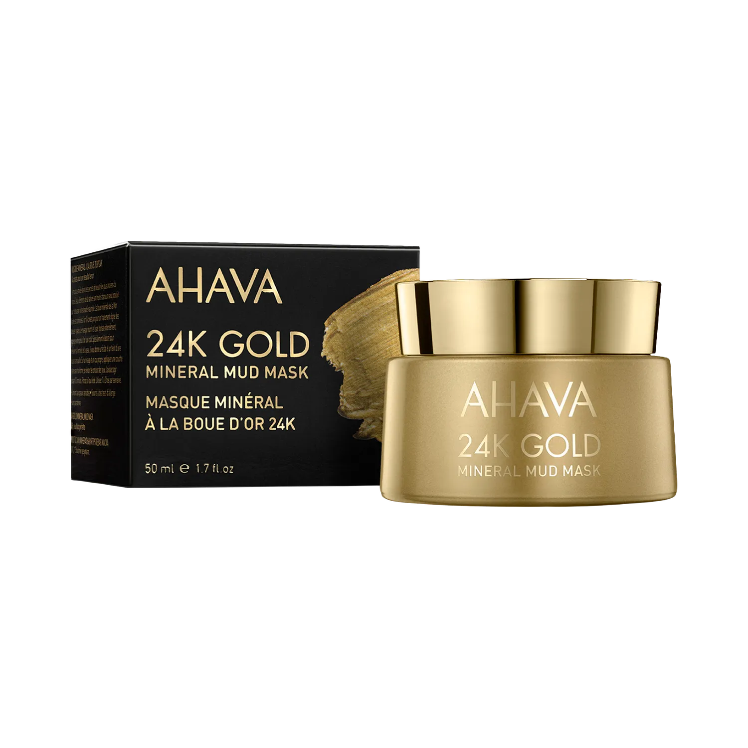 ahava 24K Gold Mud Mask ansiktsmaske med 24K gull