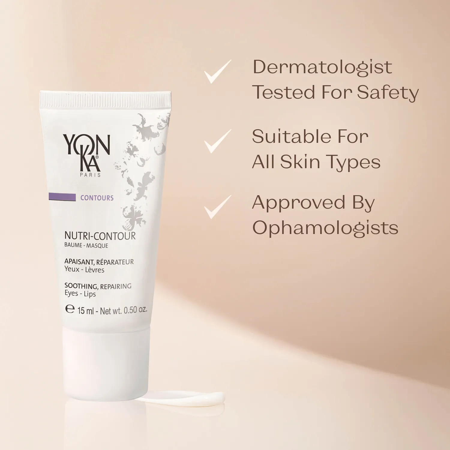 Yon-Ka Nutri-Contour øye- og leppebalm standard med hasselnøttolje