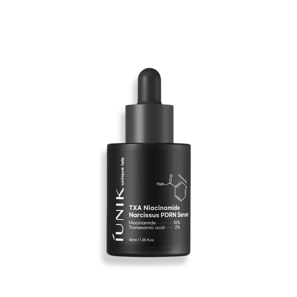 IUNIK TXA Niacinamide Narcissus PDRN Serum glød