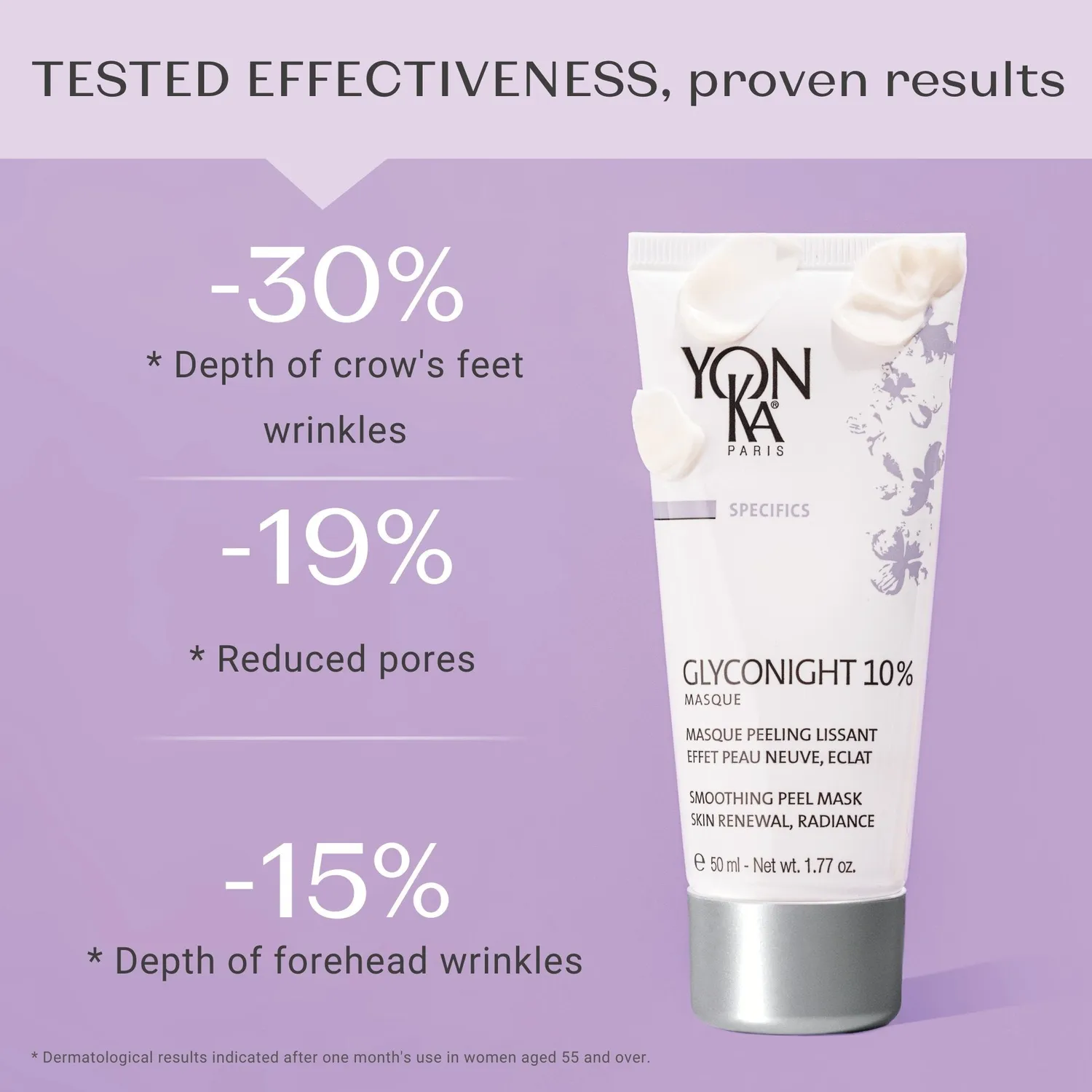 Yon-Ka Glyconight 10% Masque nattmaske 10 % glykolsyre