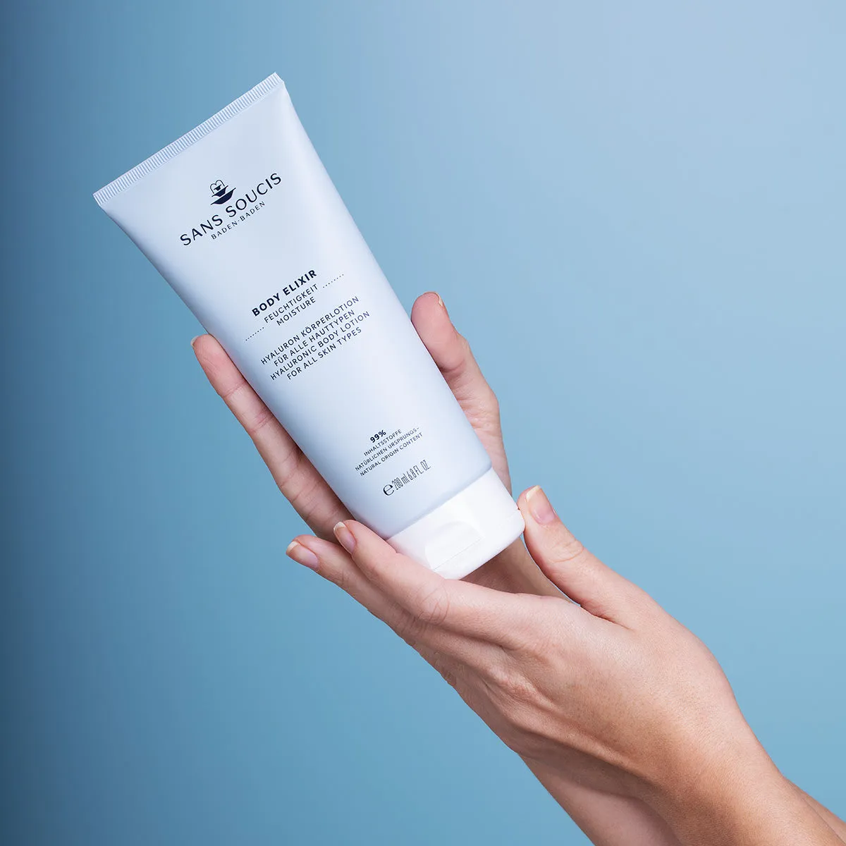 Sans Soucis Hyaluron kroppslotion 200 ml lett konsistens