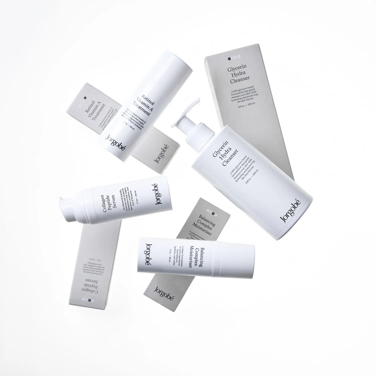 Jorgobé Fine Lines & Wrinkles Rutin mot fine linjer og rynker hudpleiesett