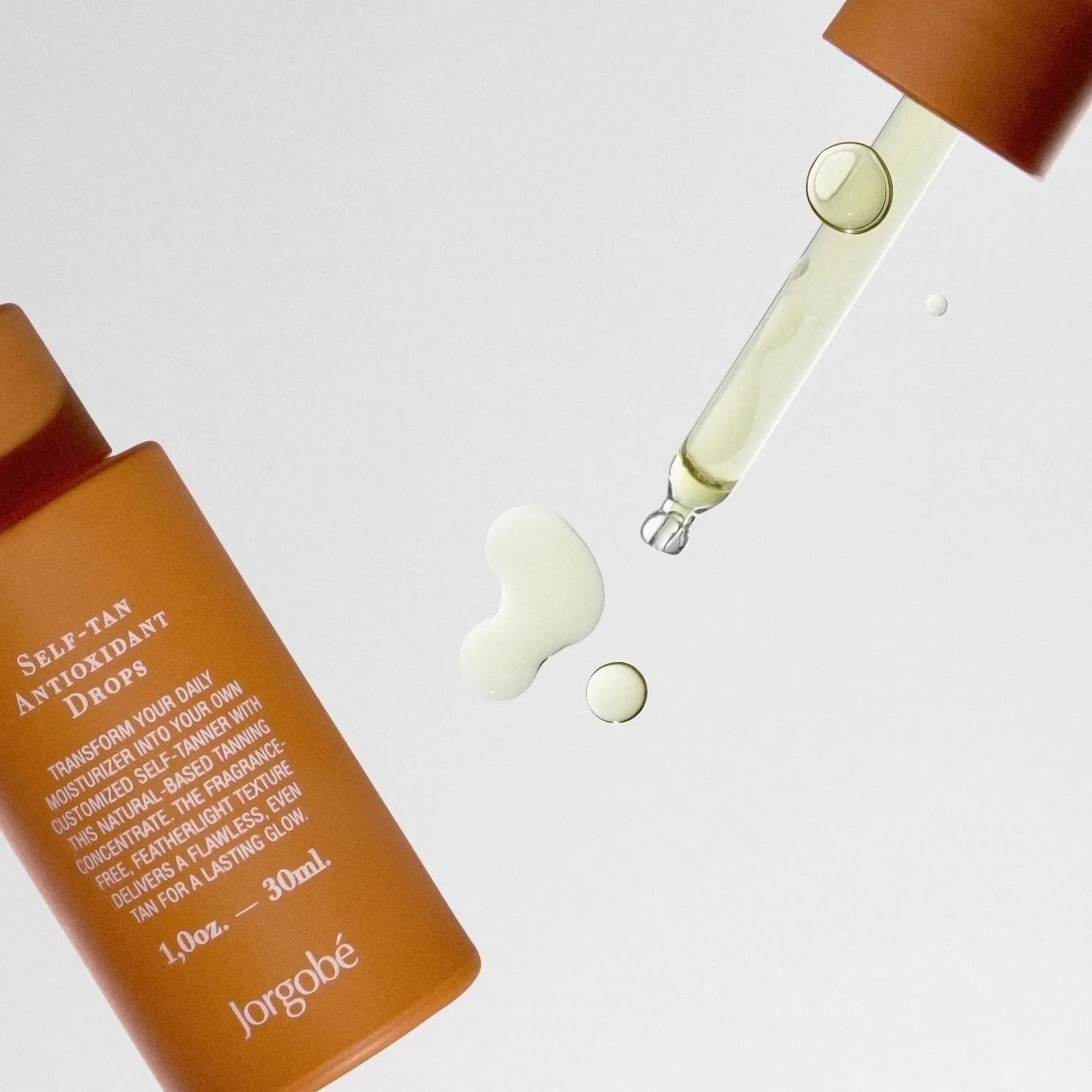 Jorgobé Antioxidant Self-Tan Drops selvbruningsdråper 30 ml uten parfyme