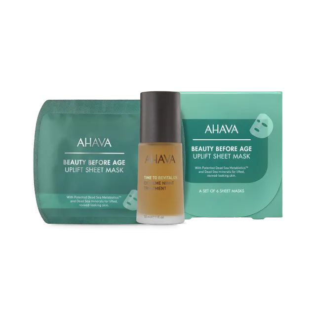 AHAVA Overnight Radiance nattpleiesett