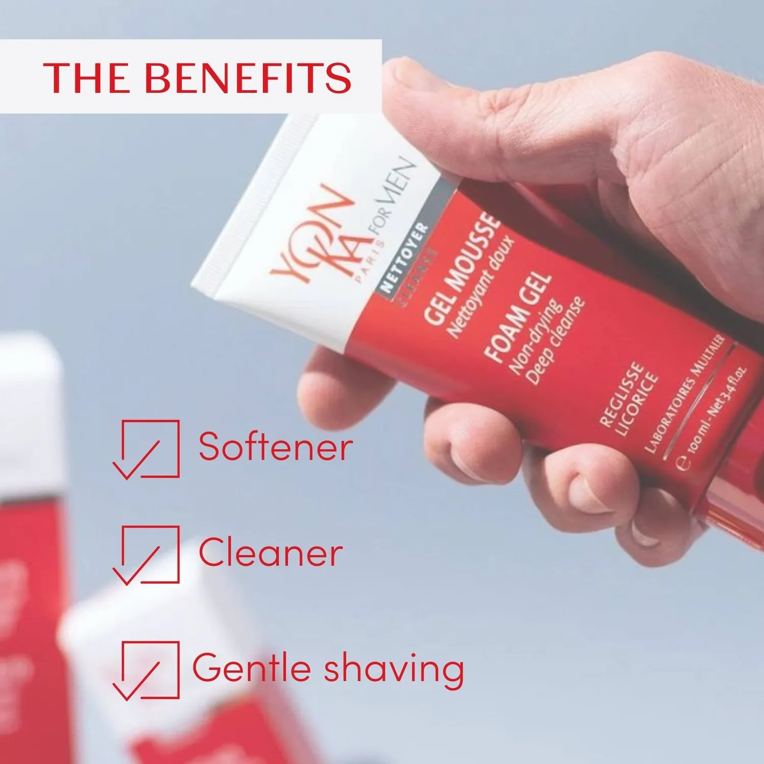 Yon-Ka Gel Mousse Homme ansiktsrens skum