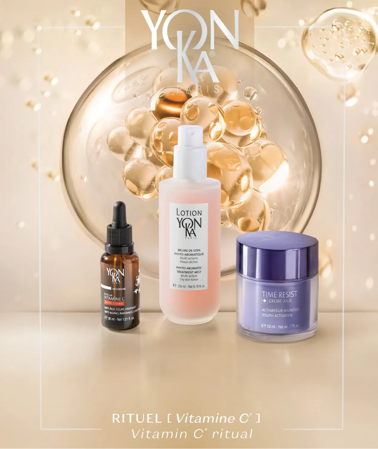 Yon-Ka Holidays 2025 VITAMIN C: GLOW & SMOOTHNESS hudpleiesett