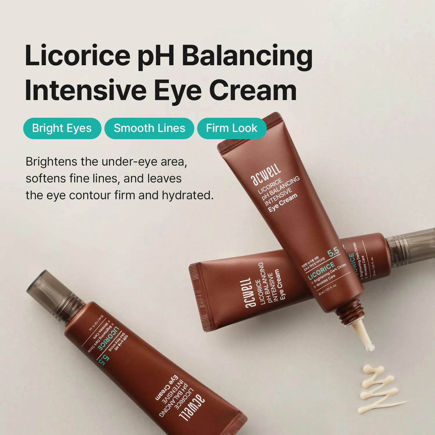 Acwell Licorice pH Balancing Intensive Anti-Wrinkle Eye Cream øyekrem