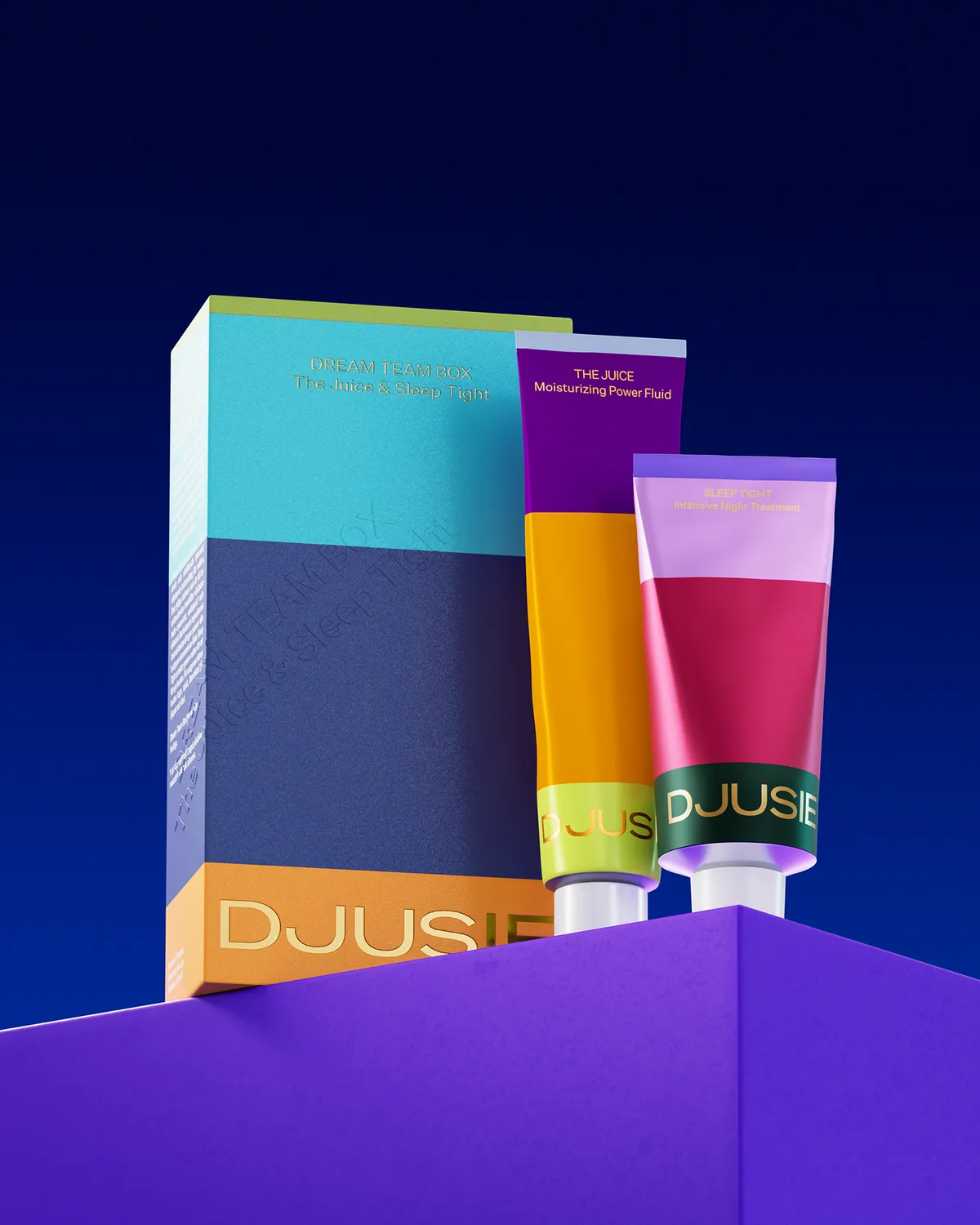 Djusie Dream Team Box hudpleiesett full størrelse