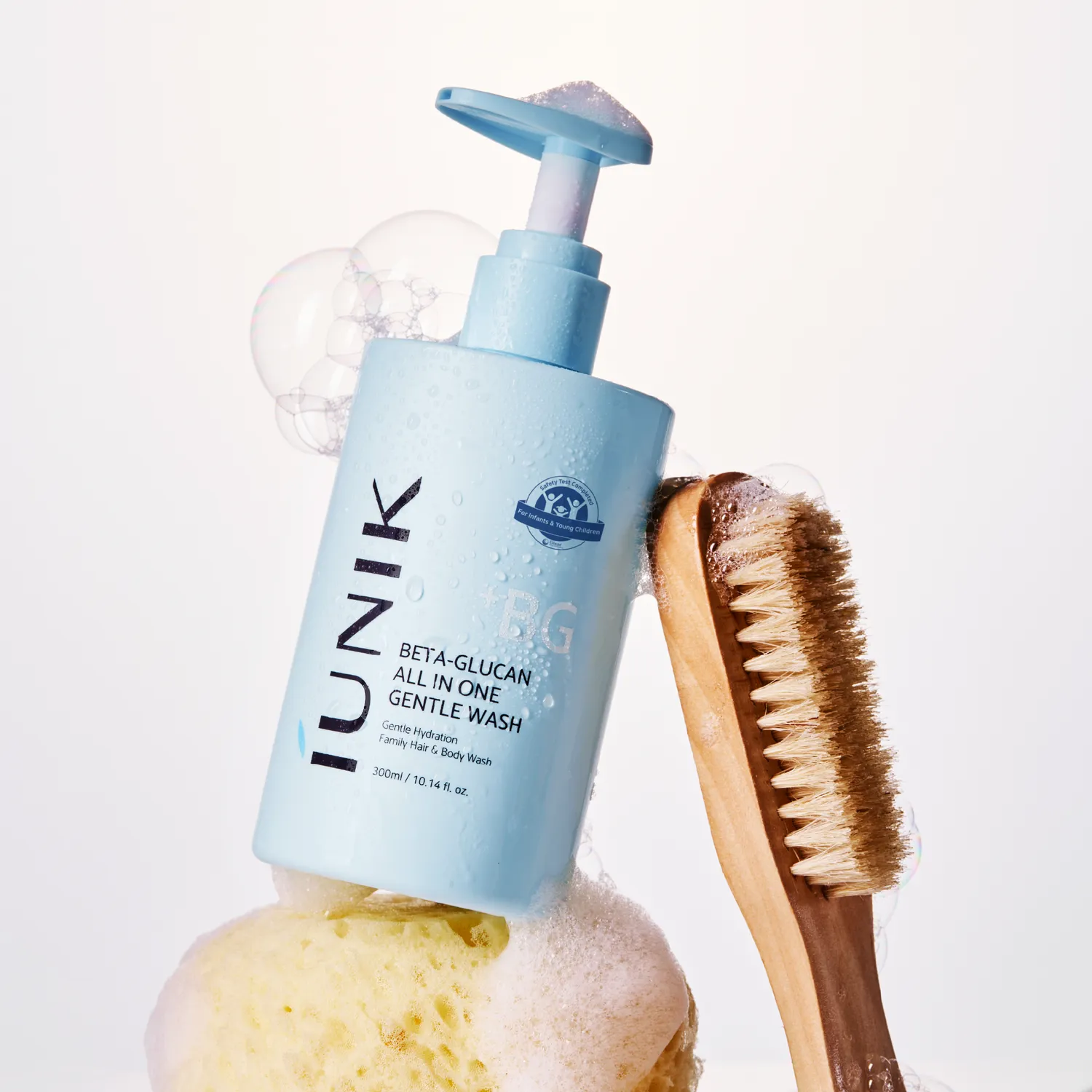 IUNIK Beta-Glucan All In One Gentle Wash rensegel med hyaluronsyre