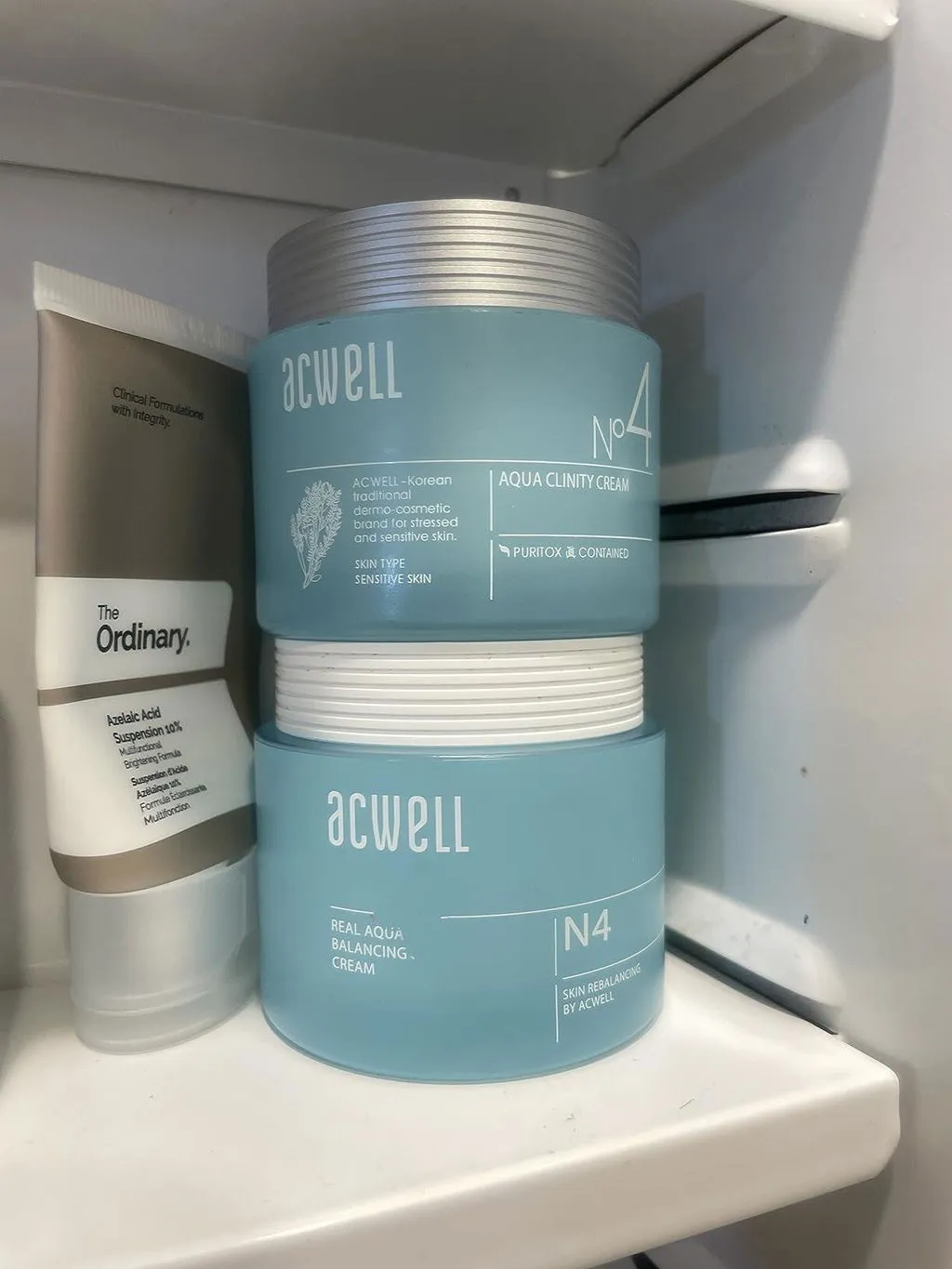 Acwell Real Aqua Balancing Cream gelkrem med hyaluronsyre