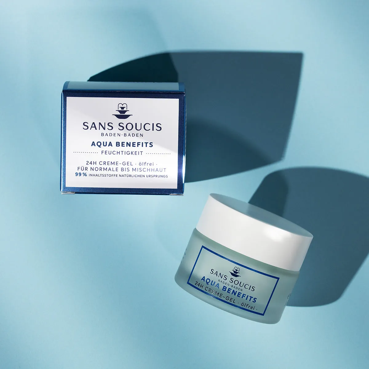 Sans Soucis Aqua Benefits 24h Creme-Gel fuktighetskrem 50 ml oljefri