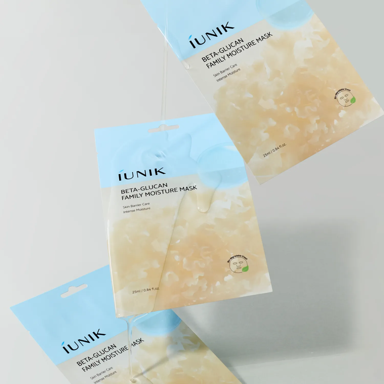 IUNIK Beta-Glucan Family Moisture Mask ansiktsmaske