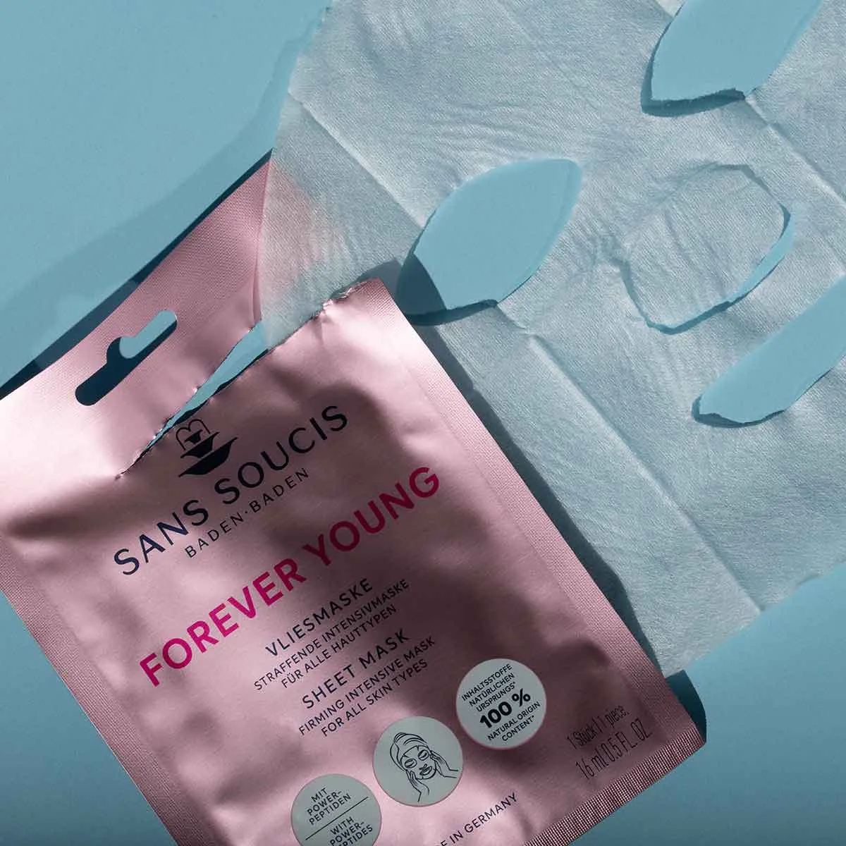 Sans Soucis Forever Young sheetmaske 16 ml anti-age