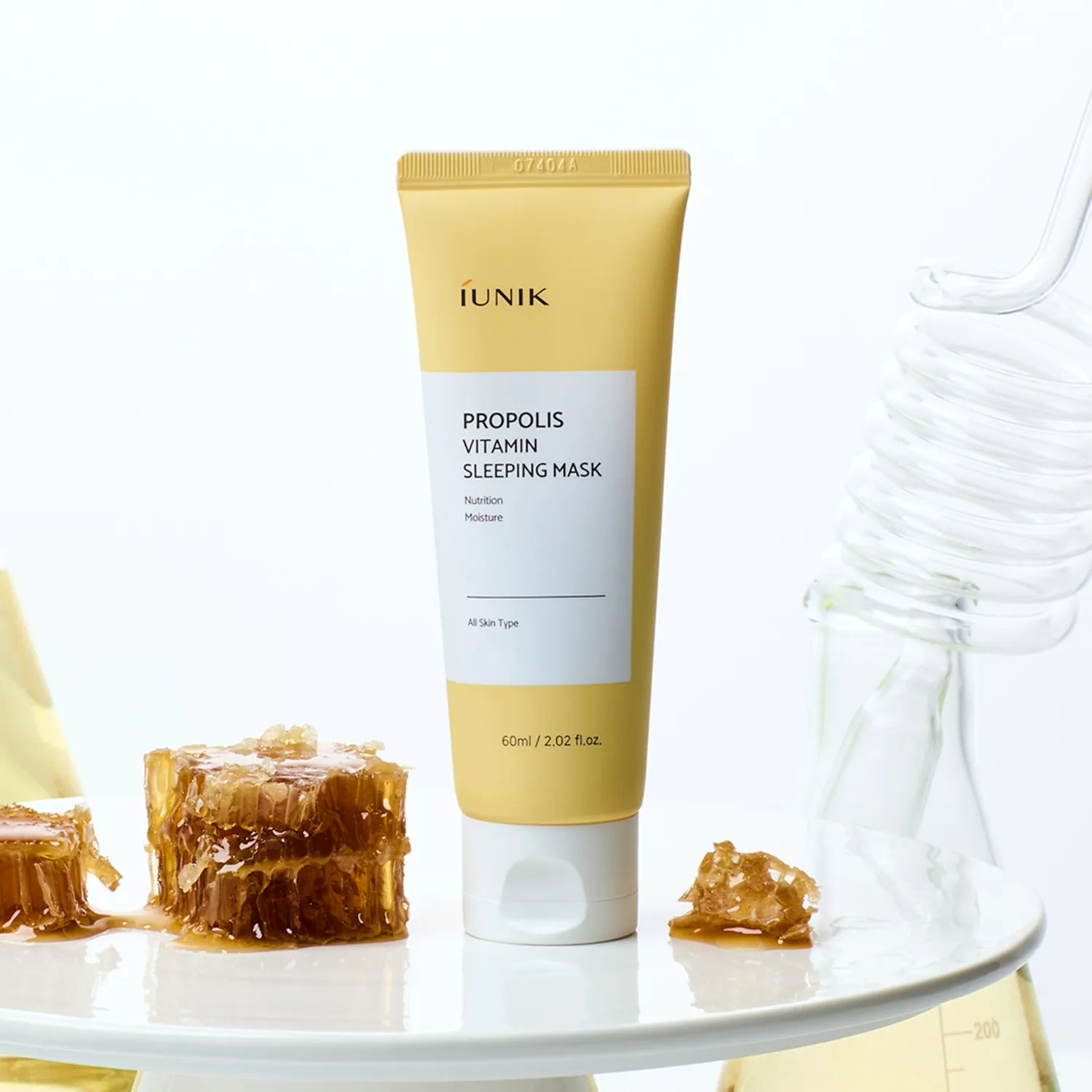 IUNIK Overnight Glow Duo hudpleiesett nattmaske og serum