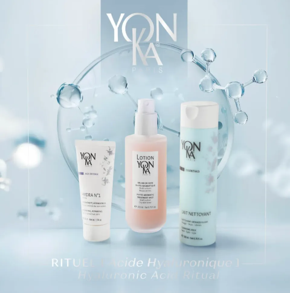 Yon-Ka Holidays 2025 HYALURONIC ACID: INTENSE HYDRATION hudpleiesett