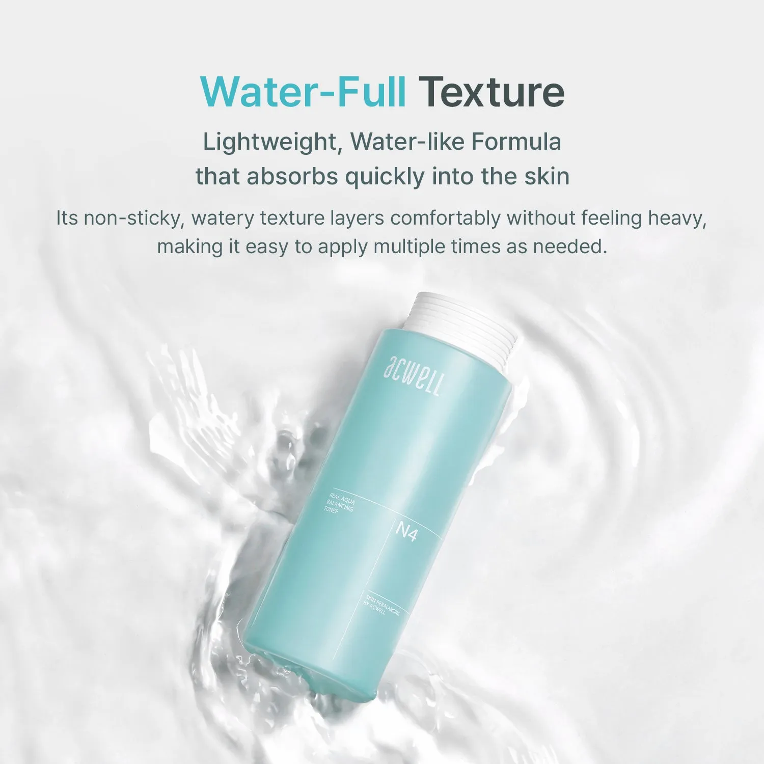 Acwell Real Aqua Balancing Hydrating & Exfoliating Facial Toner
