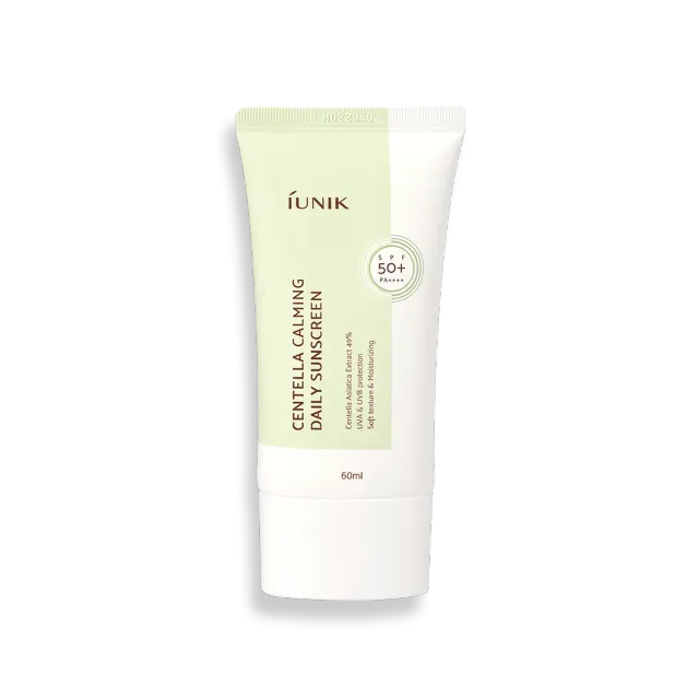 IUNIK Centella Calming Daily Sunscreen solkrem daglig ansiktsbruk