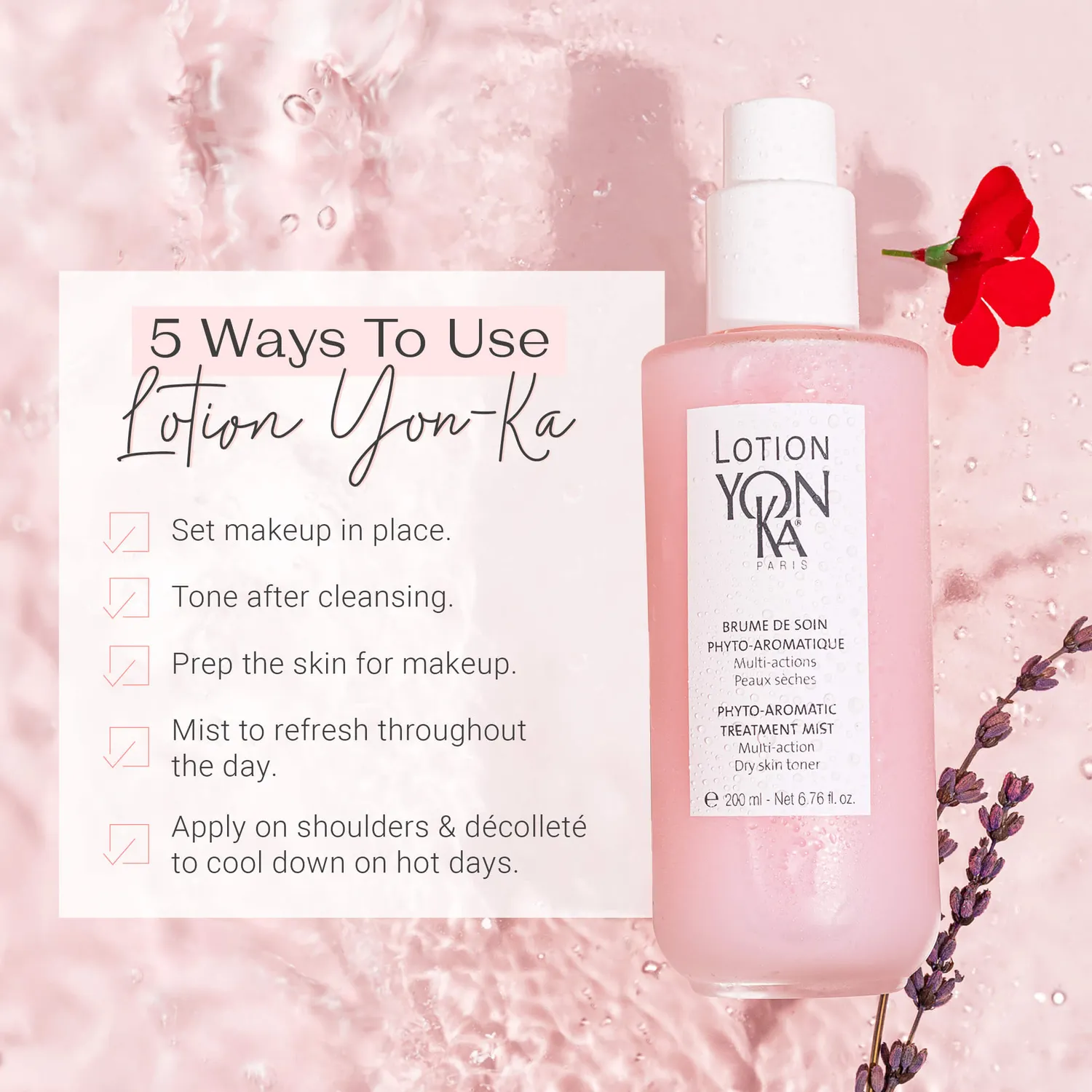 Yon-Ka Lotion Yon-Ka Dry skin ansiktsmist uten alkohol