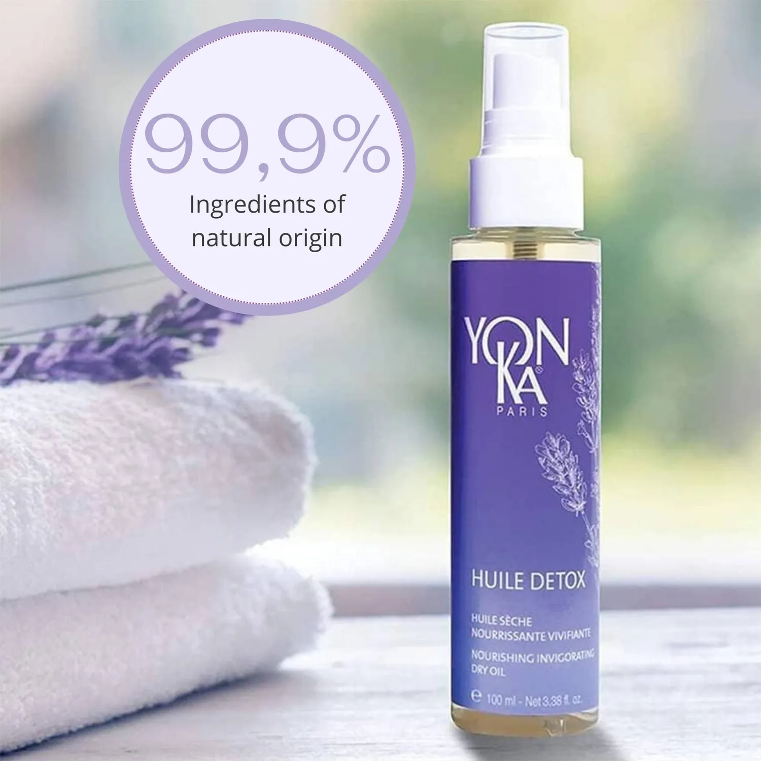 Yon-Ka Huile Corps Detox kroppsolje 100 % naturlig