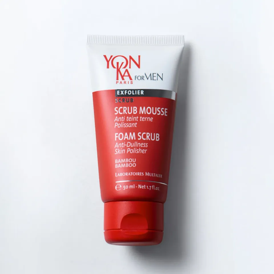 Yon-Ka Men Scrub Mousse ansiktsskrubb 100 ml med bambus