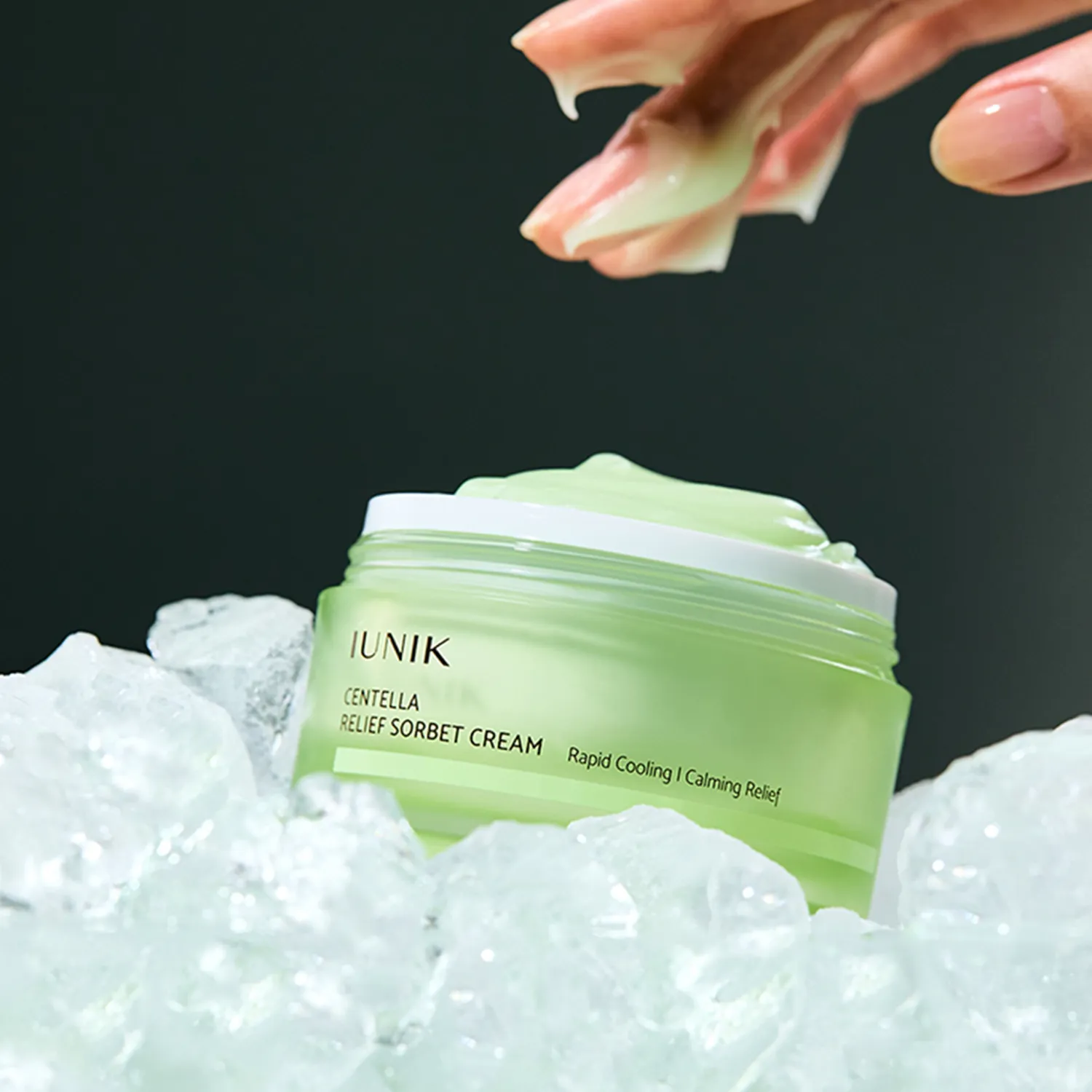 IUNIK Cool Down Trio hudpleiesett med solkrem krem maske