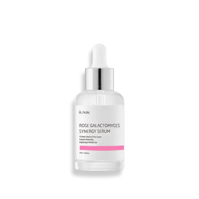 IUNIK Rose Galactomyces Synergy Serum ansiktsserum med rosevann