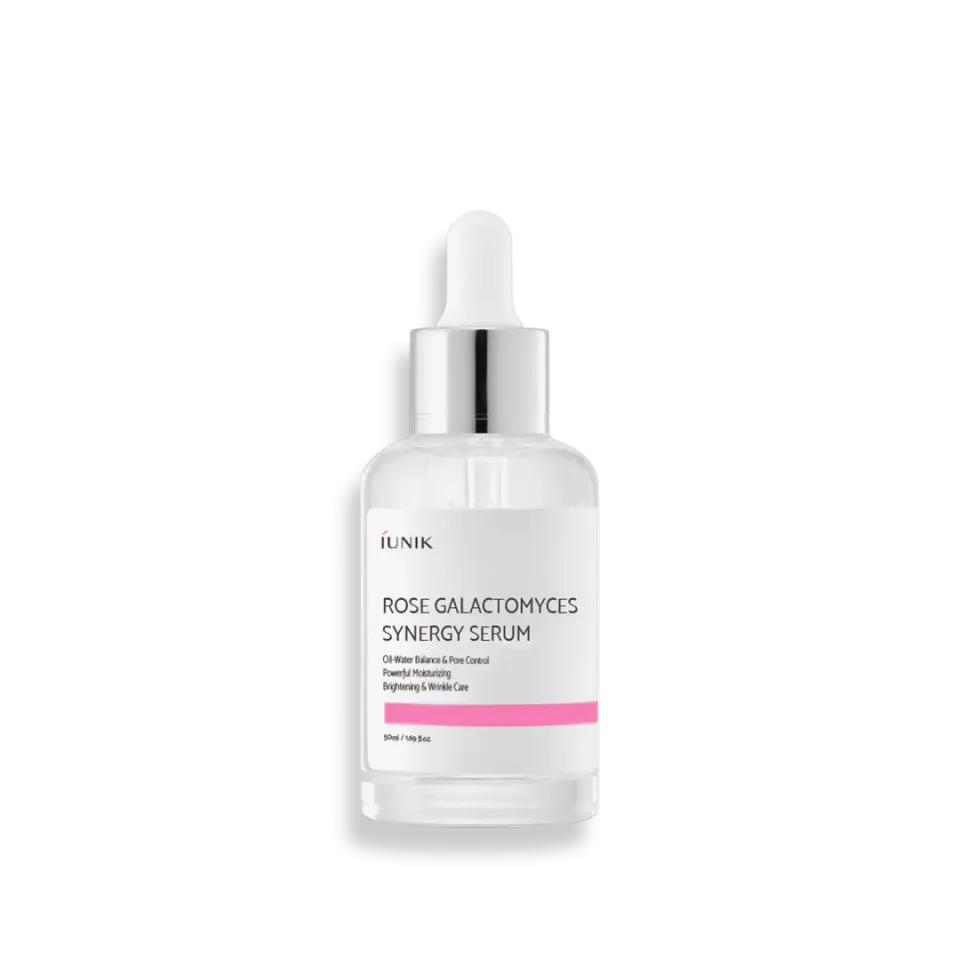 IUNIK Rose Galactomyces Synergy Serum ansiktsserum med rosevann