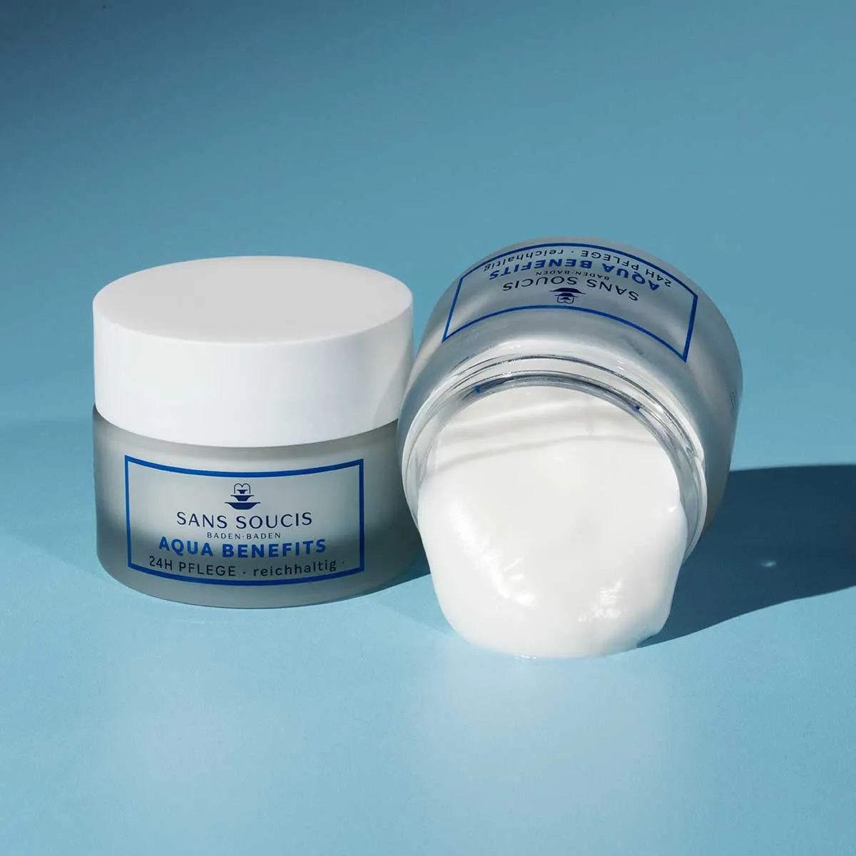 Sans Soucis Aqua Benefits 24h Pflege reichhaltig ansiktskrem 50 ml for tørr hud