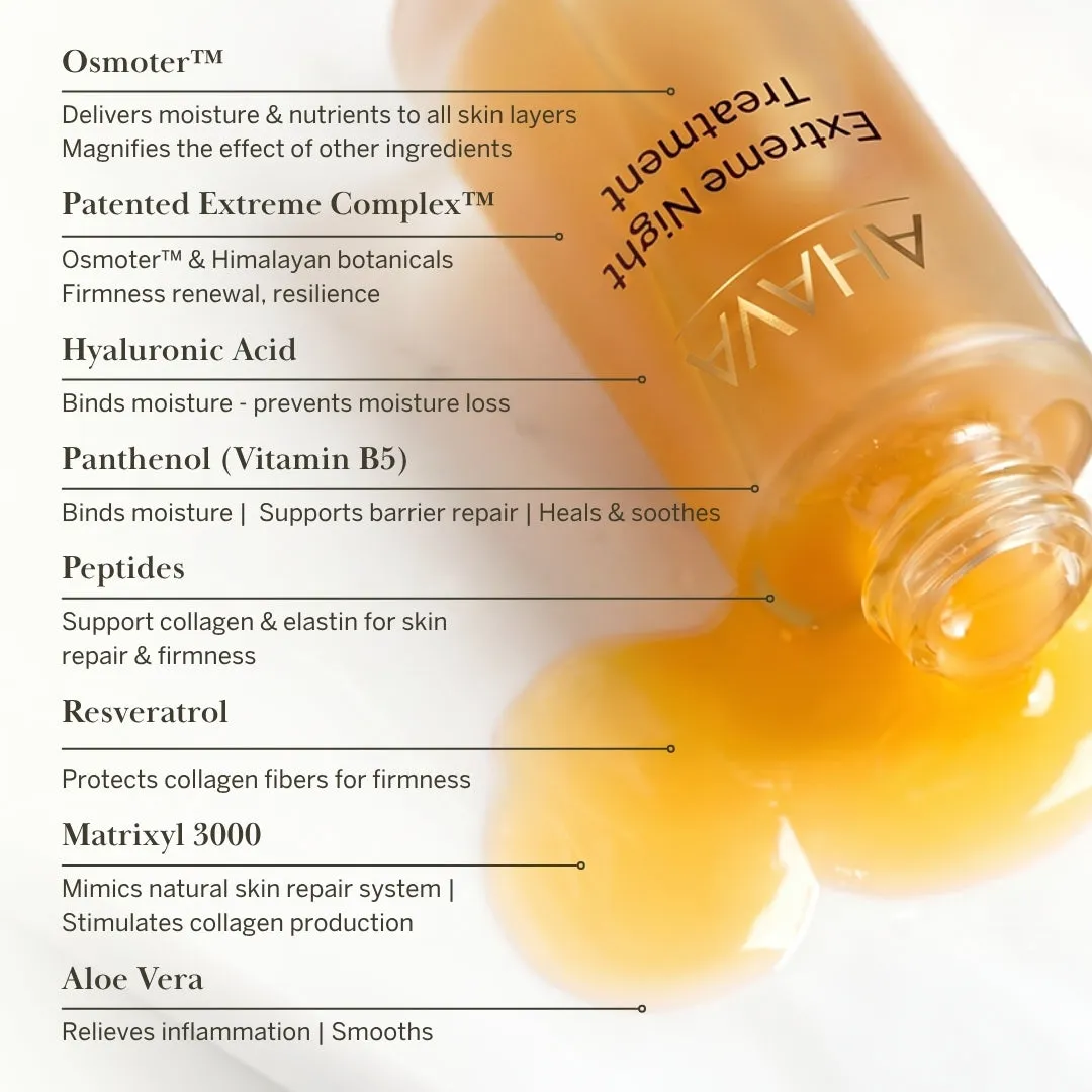 ahava Extreme Night Treatment nattserum for oppstramming