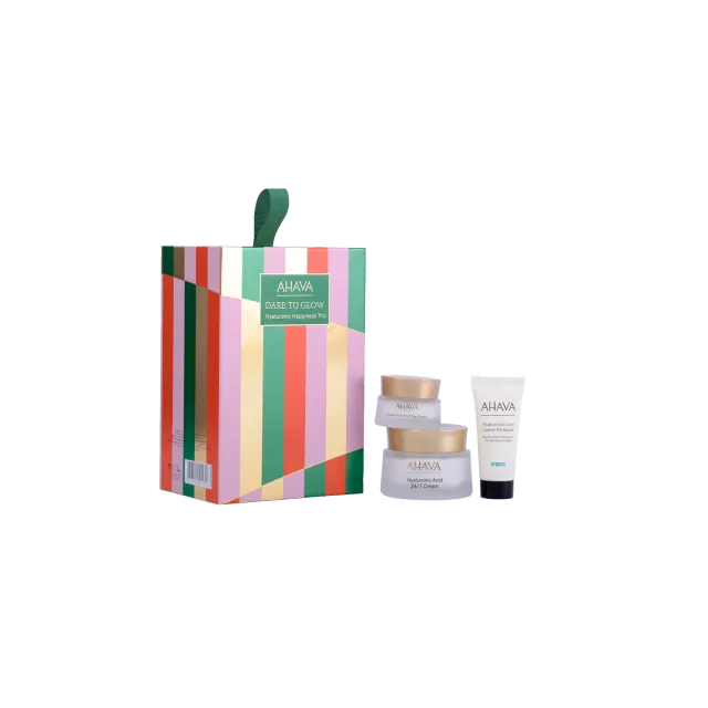ahava Hyaluronic Happiness Trio hånd- og kroppspleiesett Sea-Kissed