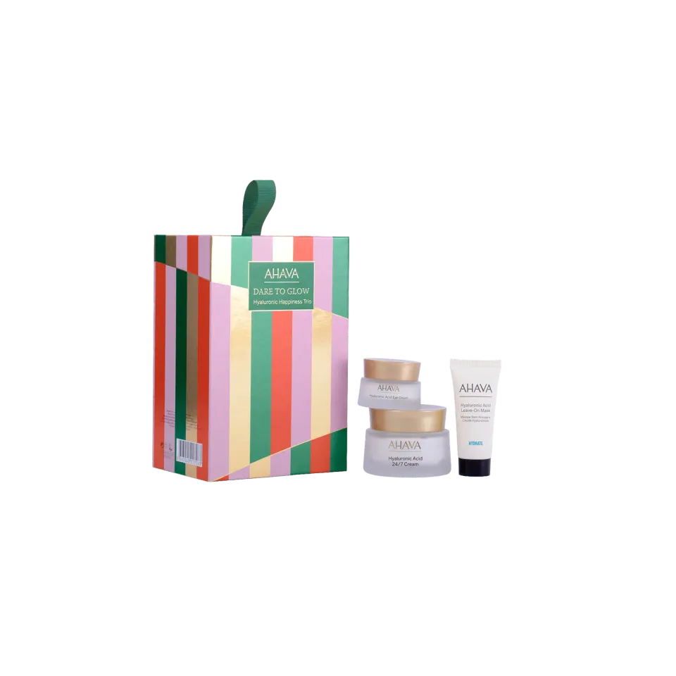 ahava Hyaluronic Happiness Trio hånd- og kroppspleiesett Sea-Kissed